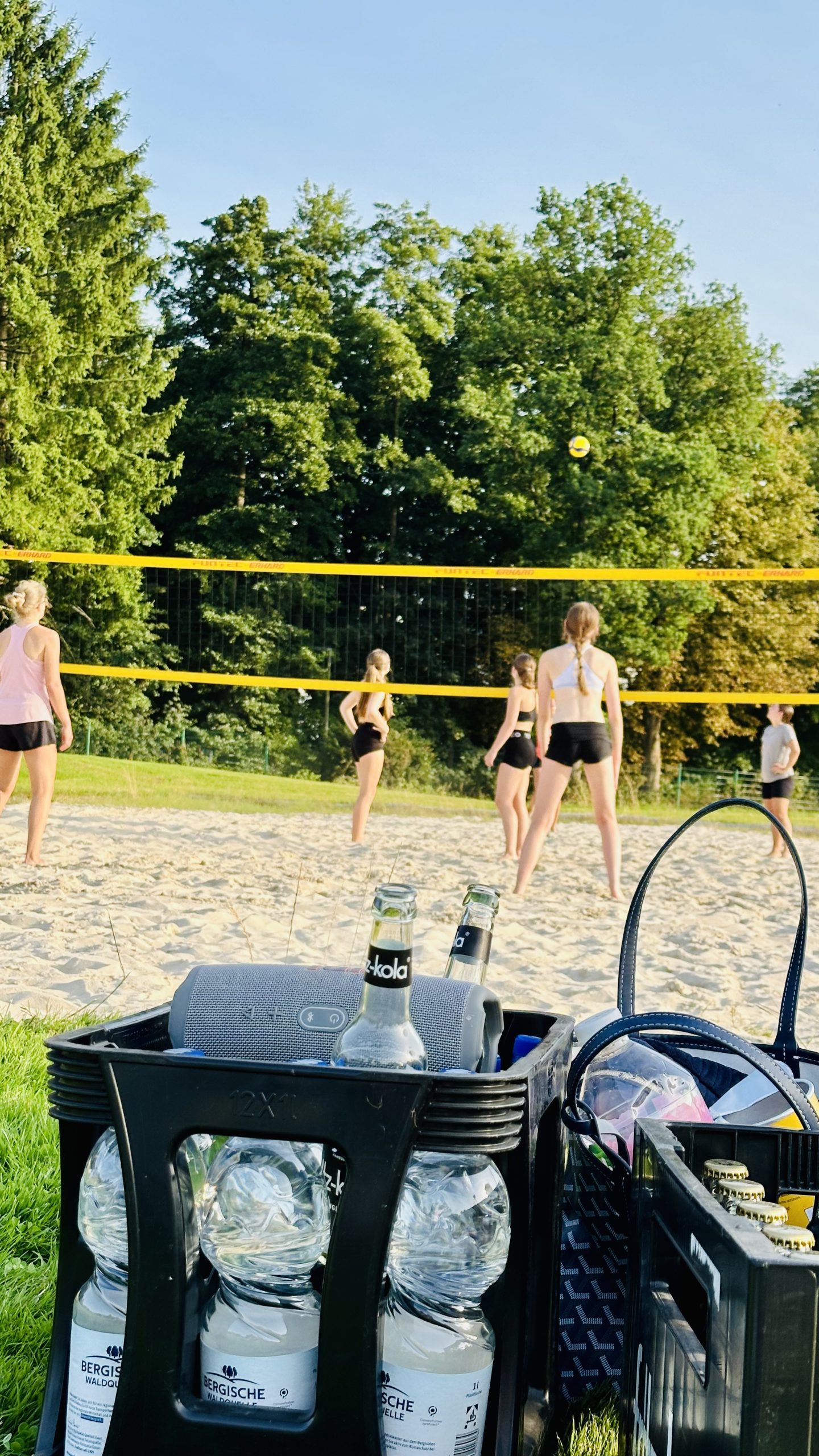 Training heute im Sand