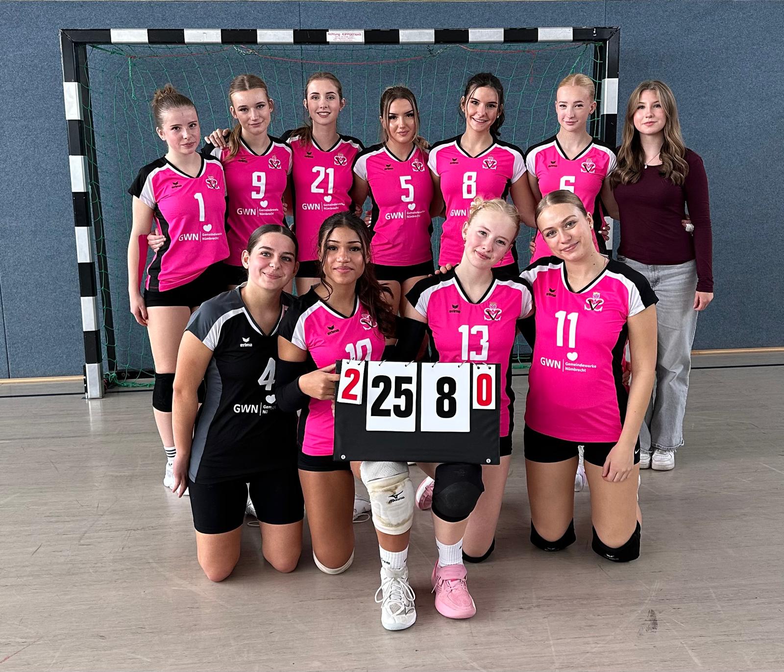 Zwei Spiele, zwei Siege: Unsere wU20 überzeugt in Wachtberg